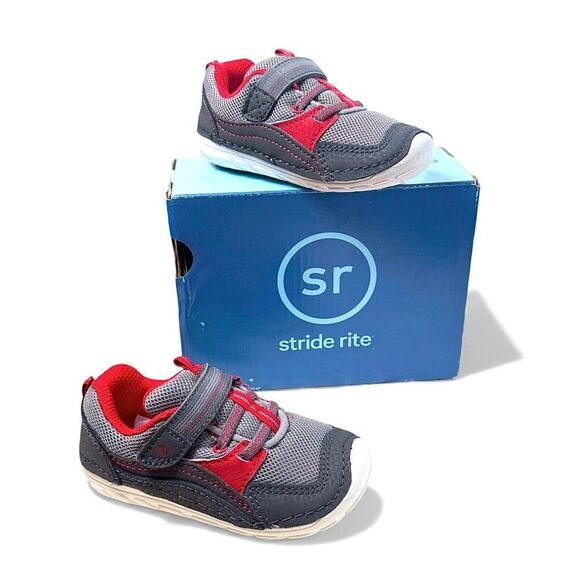 Stride Rite SM Kylo 2.0 Supportive Leather Mesh Sneakers Toddler 6 Soft Motion - Picture 10 of 10
